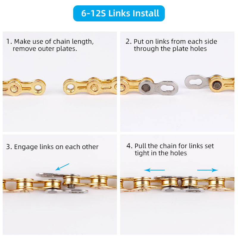 6 أزواج سلسلة وصلة مفقودة 1/6/ - مراجعة Chain Quick Link وسعره